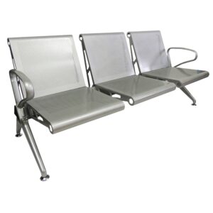 CADEIRA CORRIDA DE 3 LUGARES AD/INOX-011