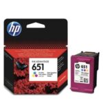 TINTEIRO HP 651 TRICOLOR
