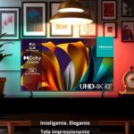 TV PLASMA HISENSE UHD 4K A6Q 43"