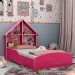 CAMA INFANTIL CASINHA INV. AD/ROSA-0.90